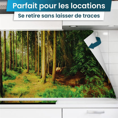 Crédence de Cuisine Adhésive - Forêt