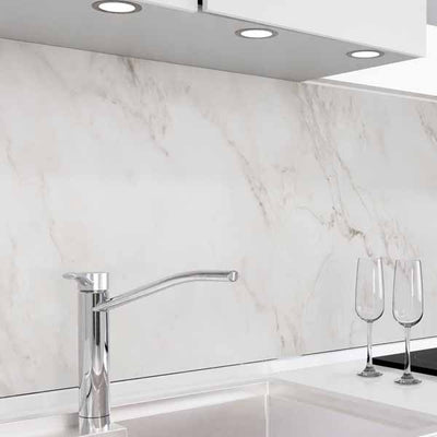 danario Küchenrückwand Motiv Blanc marbré