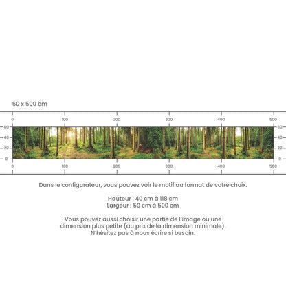 Crédence de Cuisine Adhésive - Forêt
