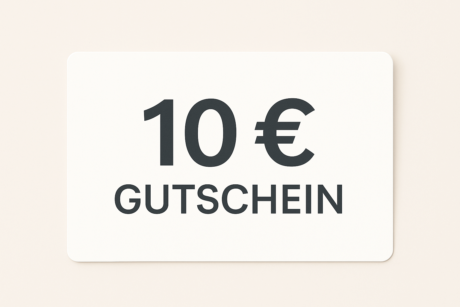 Bon d'achat de 10 €