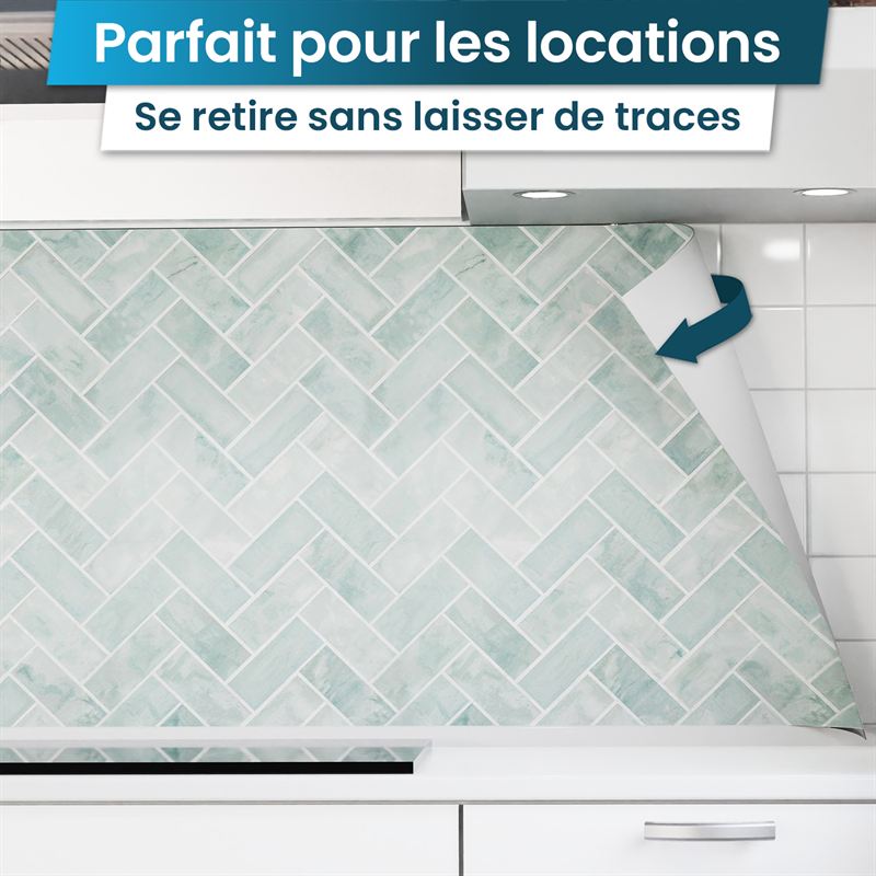 Crédence de cuisine adhésive - Chevron