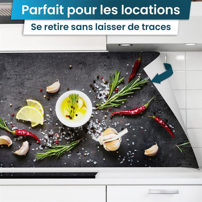 Crédence de Cuisine Adhésive - Planche d’Épices