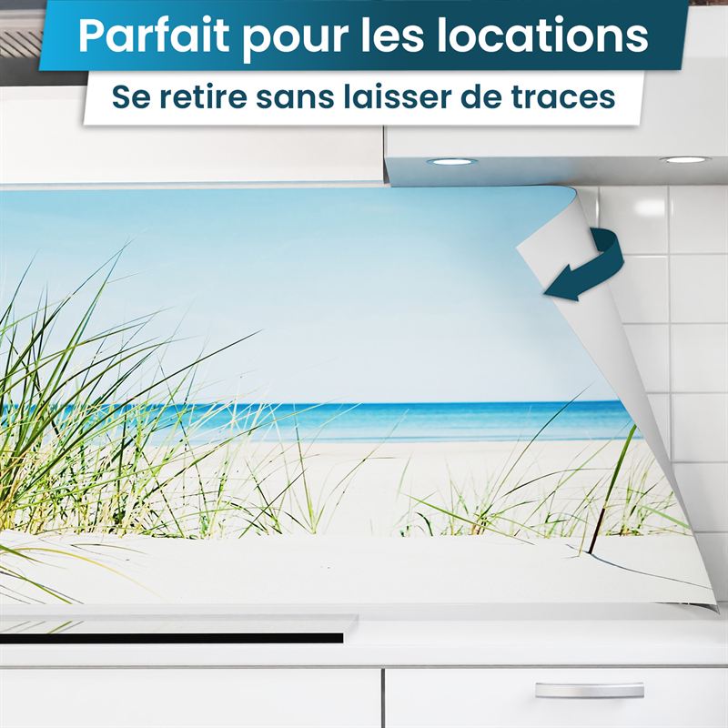 Crédence de cuisine adhésive - Plage Baltique