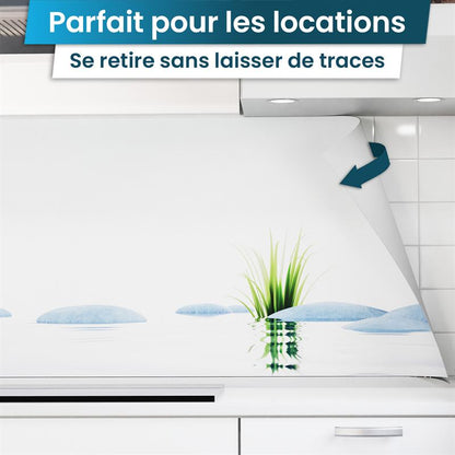 Crédence de Cuisine Adhésive - Pierres Harmonie