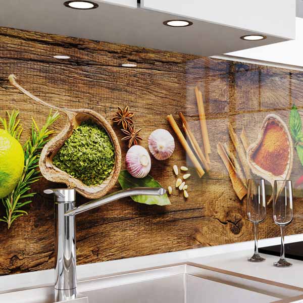 Crédence de cuisine autocollante - motif