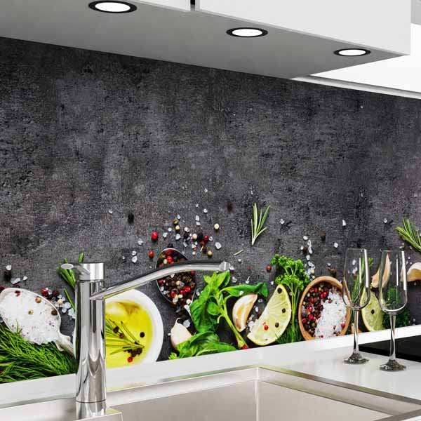 Crédence de cuisine autocollante - motif