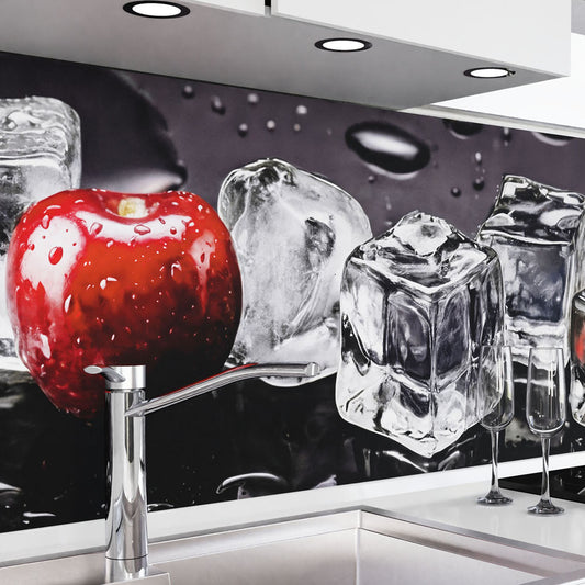 Crédence de Cuisine Adhésive - Cerises & Glaçons