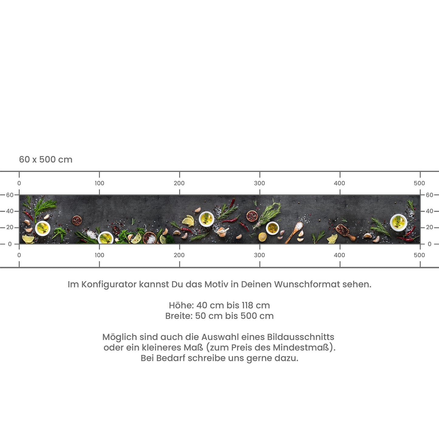 Crédence de Cuisine Adhésive - Planche d’Épices