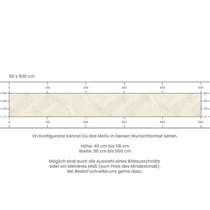 Crédence de Cuisine Adhésive - Beige marbré