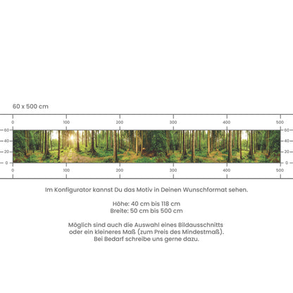 Crédence de Cuisine Adhésive - Forêt