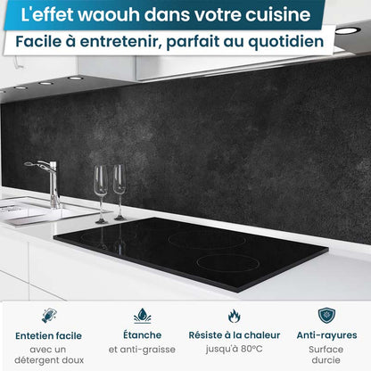 Crédence de Cuisine Adhésive - Anthracite