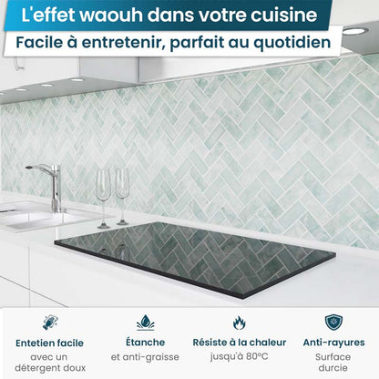 Crédence de cuisine adhésive - Chevron