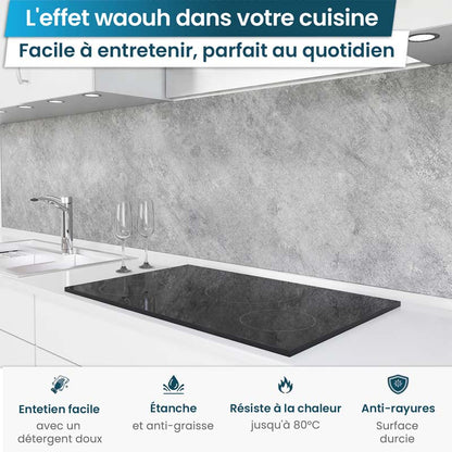 Crédence de Cuisine Adhésive - Pierre Grise