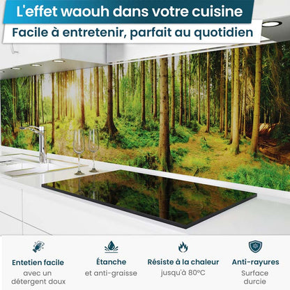 Crédence de Cuisine Adhésive - Forêt