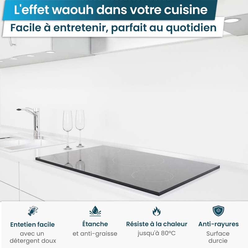 Crédence de Cuisine Adhésive - Blanc