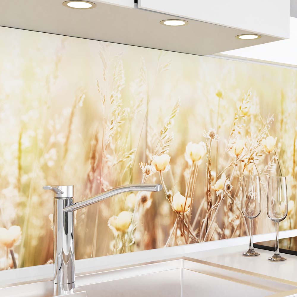 Crédence de Cuisine Adhésive - Fleurs d’Été